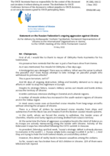 Statement by the Delegation of Ukraine on the Russian Federation’s ongoing aggression against Ukraine