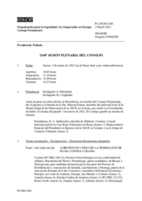Diario de la 1360ª Sesión plenaria del Consejo Permanente 