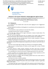 Statement by the Delegation of Ukraine on the Russian Federation’s ongoing aggression against Ukraine