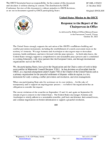 Statement by the Delegation of the United States of America on the OSCE needs assessment team to Armenia, from 21 to 27 October 2022