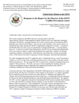 Statement by the Delegation of the United States of America in response to the report by the Director of the Conflict Prevention Centre, Ambassador Tuula Yrjölä