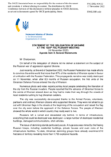 Statement by the Delegation of Ukraine on the Russian war of aggression against Ukraine