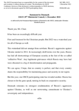 Statement by H.E. Jesper Møller Sørensen, State Secretary for Foreign Policy