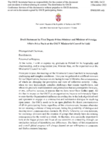 Statement by H.E. Ivica Dačić, First Deputy Prime Minister and Minister of Foreign Affairs