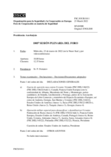 Diario de la 1005ª Sesión plenaria del Foro de Cooperación en materia de Seguridad 