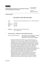 Giornale della 1024a Seduta plenaria del Foro di cooperazione per la sicurezza