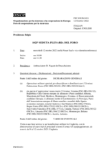 Giornale della 1025a Seduta plenaria del Foro di cooperazione per la sicurezza