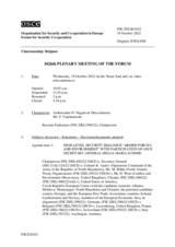 Journal of the 1026th Plenary Meeting of the Forum for Security Co-operation