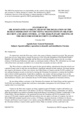 Statement by the Delegation of the Russian Federation on the special military operation to denazify and demilitarize Ukraine