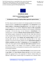 Statement by the Czech EU Presidency on the Russian war of aggression against Ukraine