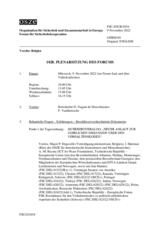 Journal der 1028. Plenarsitzung des Forums