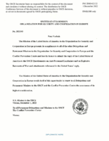 Response by the Delegation of the United States of America to the Questionnaire on Anti-Personnel Mines and Explosive Remnants of War