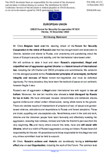 Closing statement by the Czech EU Presidency