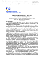 Statement by the Delegation of Ukraine in response to the address by the Co-Chairs of the Geneva International Discussions