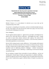Remarks by OSCE Secretary General Helga Maria Schmid