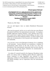Statement by the Delegation of Japan on the Russian Federation’s ongoing aggression against Ukraine