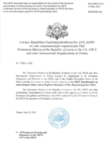 Response by the Delegation of Latvia to the Questionnaire on Anti-Personnel Mines and Explosive Remnants of War