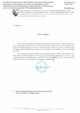 Information Exchange by the Delegation of Bosnia and Herzegovina on Conventional Arms Transfer