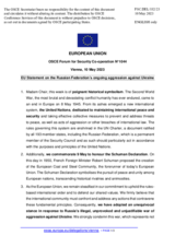 Statement by the Swedish EU Presidency on the Russian war of aggression against Ukraine