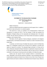 Opening statement by the Delegation of Ukraine