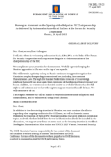 Opening statement by the Delegation of Norway