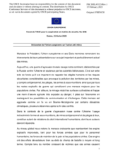 Déclaration de l’Union européenne sur l’action anti-mines