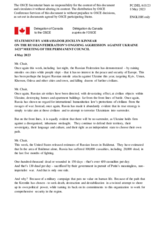 Statement by the Delegation of Canada on the Russian Federation’s ongoing aggression against Ukraine