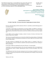 Statement by the Delegation of Ireland on the Russian Federation’s ongoing aggression against Ukraine