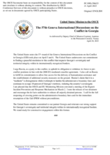Statement by the Delegation of the United States of America on the 57th round of the Geneva International Discussions, held on 4 and 5 April 2023