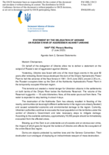 Statement by the Delegation of Ukraine on the Russian war of aggression against Ukraine