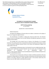 Statement by the Delegation of Ukraine on the Russian war of aggression against Ukraine
