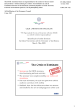 Statement by the Delegation of Italy on the second cycle of online seminars on the OSCE for Italian universities and the University of San Marino, organized by the Permanent Mission of Italy to the OSCE