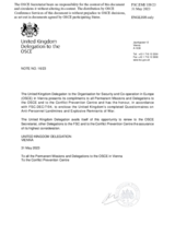 Response by the Delegation of the United Kingdom to the Questionnaire on Anti-Personnel Mines and Explosive Remnants of War