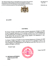 Response by the Delegation of Georgia to the Questionnaire on Anti-Personnel Mines and Explosive Remnants of War