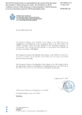 Response by the Delegation of San Marino to the Questionnaire on Participating States’ Policy and/or National Practices and Procedures for the Export of Conventional Arms and Related Technology