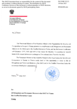 Information Exchange by the Delegation of Poland on Conventional Arms Transfer