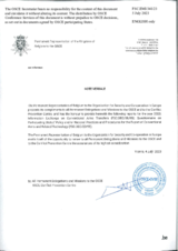 Information Exchange by the Delegation of Belgium on Conventional Arms Transfer