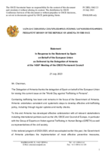 Statement by the Delegation of Armenia on the World Day against Trafficking in Persons, to be observed on 30 July 2023