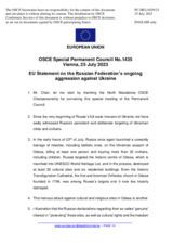 Statement by the Spanish EU Presidency on the Russian Federation’s ongoing aggression against Ukraine