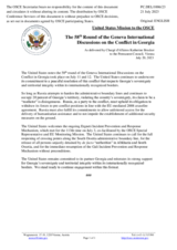 Statement by the Delegation of the United States of America on the 58th round of the Geneva International Discussions, held on 11 and 12 July 2023