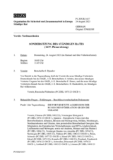 Journal der 1437. Sondersitzung des Ständigen Rates