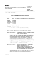 Diario de la 1434ª Sesión plenaria del Consejo Permanente 
