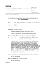 Diario de la 1435ª Sesión extraordinaria del Consejo Permanente