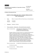 Diario de la 1426ª Sesión extraordinaria del Consejo Permanente