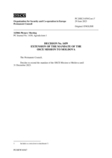 Permanent Council Decision No. 1459