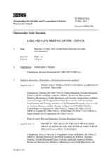 Journal of the 1424th Plenary Meeting of the Permanent Council