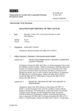 Journal of the 1423rd Plenary Meeting of the Permanent Council