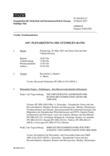 Journal der 1417. Plenarsitzung des Ständigen Rates 