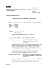 Giornale della 1417a Seduta plenaria del Consiglio permanente