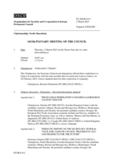 Journal of the 1413th Plenary Meeting of the Permanent Council